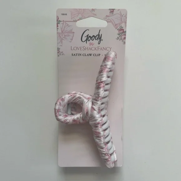 Goody x LoveShackFancy Medium Satin Claw Clip - Picture 2 of 4